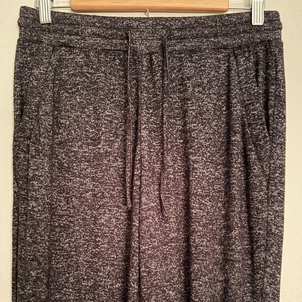 Quince Brushed Lounge Joggers Charcoal Gray - Sz Med